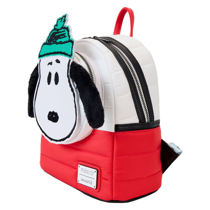 Loungefly Mochila Holiday Snoopy 26cm Piel Vegana Detalles 3D