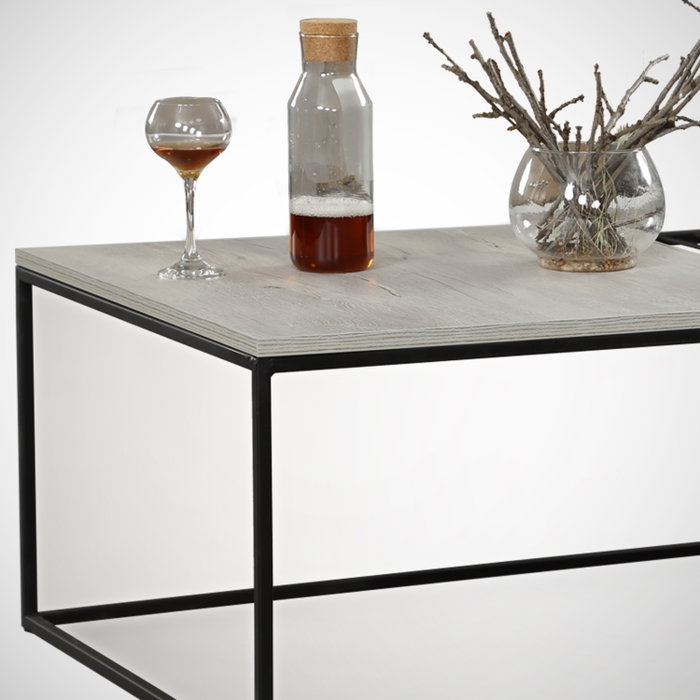 Hanah Home Mesa de Centro Roble Marino 95x43x55 cm