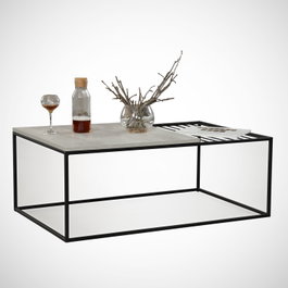 Hanah Home Mesa de Centro Roble Marino 95x43x55 cm