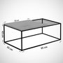 Hanah Home Mesa de Centro Roble Marino 95x43x55 cm