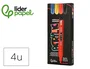 Liderpapel Rotuladores Acrylic Base Agua Punta Redonda 3 mm Colores Básicos Surtidos