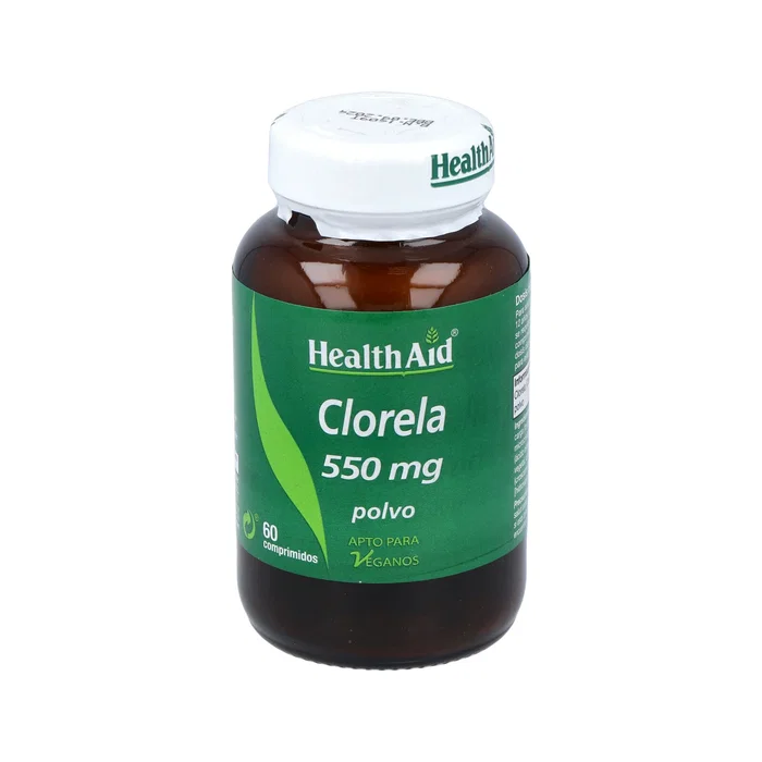 Health Aid Chlorella 550mg 60 comprimidos Health Aid Chlorella 550mg 60 comprimidos