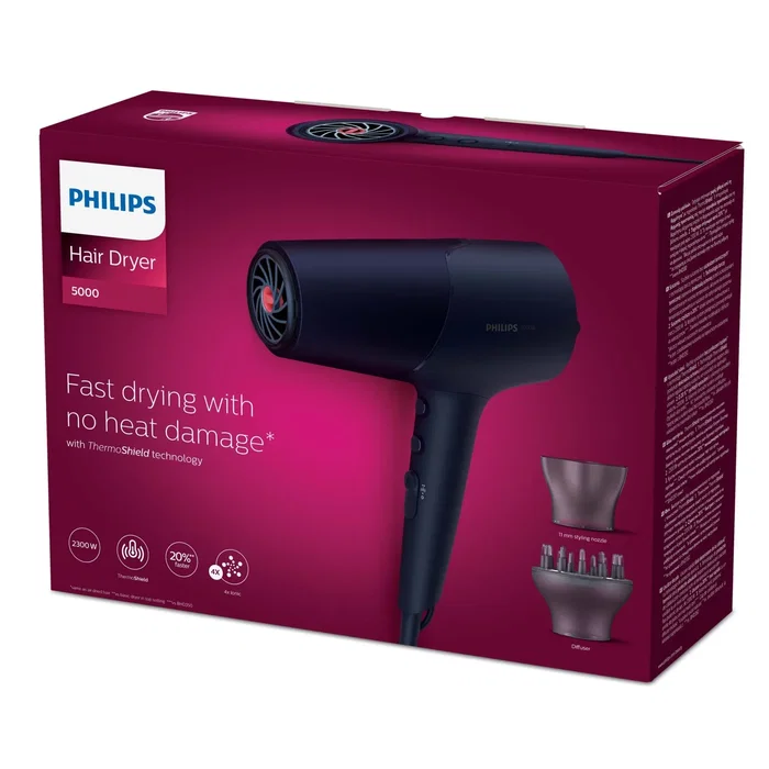Philips Secador de pelo con tecnología ThermoShield 2300W