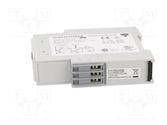 CARLO GAVAZZI DIA01CD485A Relé de monitorización de corriente AC/DC 24÷48V CARLO GAVAZZI DIA01CD485A Relé de monitorización de corriente AC/DC 24÷48V