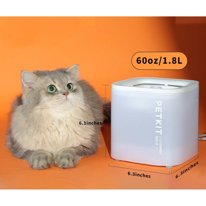 Petkit Eversweet Solo SE Bebedero Automático para Gatos 1.8L, Blanco