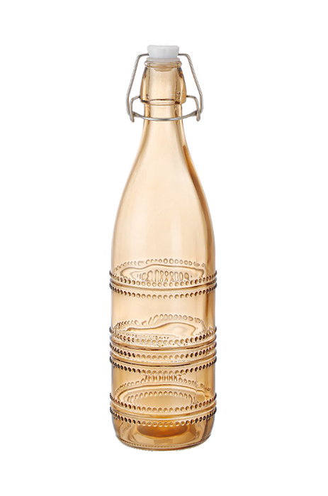 Inde Botella Pintada con Tapon Hermetico 500 ml 27x7 cm 397 g (24 Unidades)