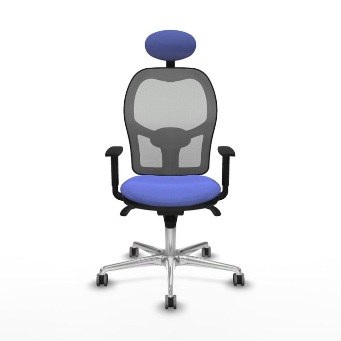 PIQUERAS Y CRESPO Silla de oficina Jorquera Azul y Gris
