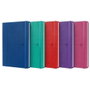 Oxford Cuaderno Signature 80H A5 Liso con Cierre y Tapas Extraduras Surtido de Colores Vivos