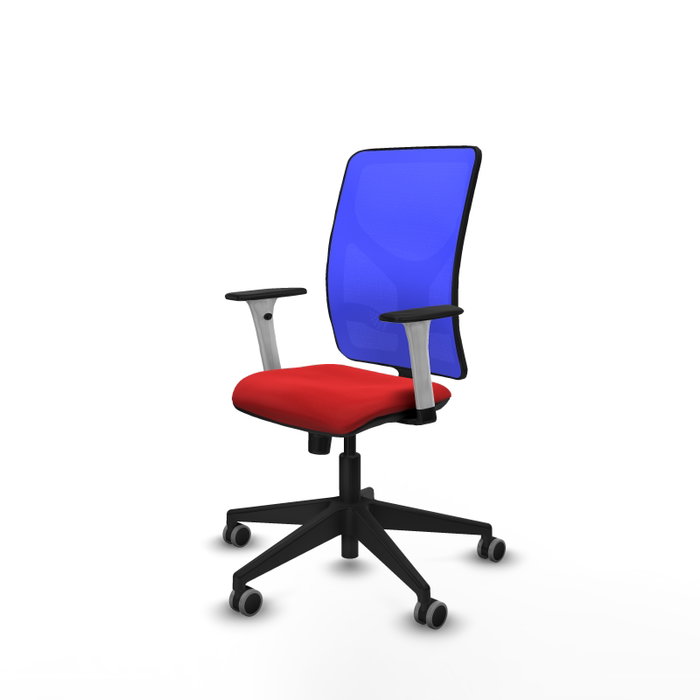 PIQUERAS Y CRESPO Silla de oficina Motilla con Mecanismo Sincro, Rojo y Azul PIQUERAS Y CRESPO Silla de oficina Motilla con Mecanismo Sincro, Rojo y Azul