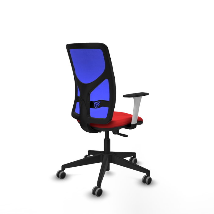 PIQUERAS Y CRESPO Silla de oficina Motilla con Mecanismo Sincro, Rojo y Azul PIQUERAS Y CRESPO Silla de oficina Motilla con Mecanismo Sincro, Rojo y Azul