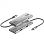 NGS WonderDuo-C Hub USB Tipo-C, 2xUSB-A, 2xUSB-C, Gris, 5 Gbps