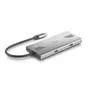 NGS Wonderduo-C Hub USB-C 2x USB 3.2 Tipo A + 2x USB-C 5000 Mbit/s Aluminio Plata