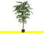 Ibergarden Maceta Ficus Mediana 30 x 160 x 30 cm Verde/Marrón/Negro (Set de 2)