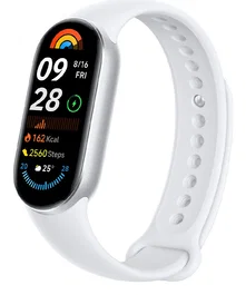 Xiaomi BHR8340GL Smart Band 9 Pulsera de Actividad Inteligente con Pantalla AMOLED 1.62", 21 días Batería, +150 Modos Deporte, Monitorización Sueño/SpO2, Plata Glaciar