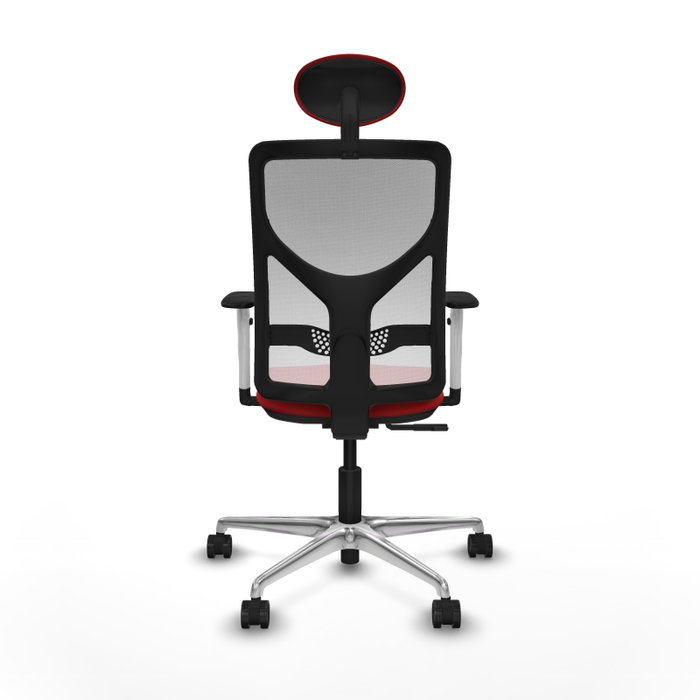 PIQUERAS Y CRESPO Silla de oficina Motilla con Mecanismo Sincro, Rojo y Blanco PIQUERAS Y CRESPO Silla de oficina Motilla con Mecanismo Sincro, Rojo y Blanco