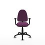PIQUERAS Y CRESPO Silla de oficina Aýna Morada con Brazos 1D