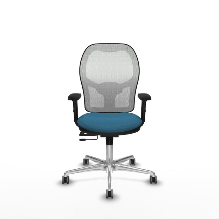 PIQUERAS Y CRESPO Silla de oficina Jorquera Verde petróleo y Blanco PIQUERAS Y CRESPO Silla de oficina Jorquera Verde petróleo y Blanco