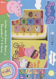 PI KIDS Lector Mágico Junior Peppa Pig Me Reader Jr: Busca y encuentra (8 libros)