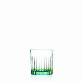 Rcr Cristalleria Juego 6 Vasos Base Verde Gipsy 360 ml