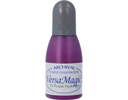 Tsukineko Tinta VERSAMAGIC hortensia morada efecto tiza recarga 20ml