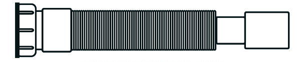 TECNO Sifón Manguito Tubo Flexible Tuerca 1-1/2 x 32-40Ø (T-39) TECNO Sifón Manguito Tubo Flexible Tuerca 1-1/2 x 32-40Ø (T-39)