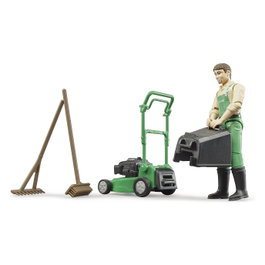 bruder Jardinero con cortacésped bworld Grtner mit Rasenmher