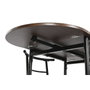 DKD Home Decor Set de Comedor de 5 Piezas en Negro