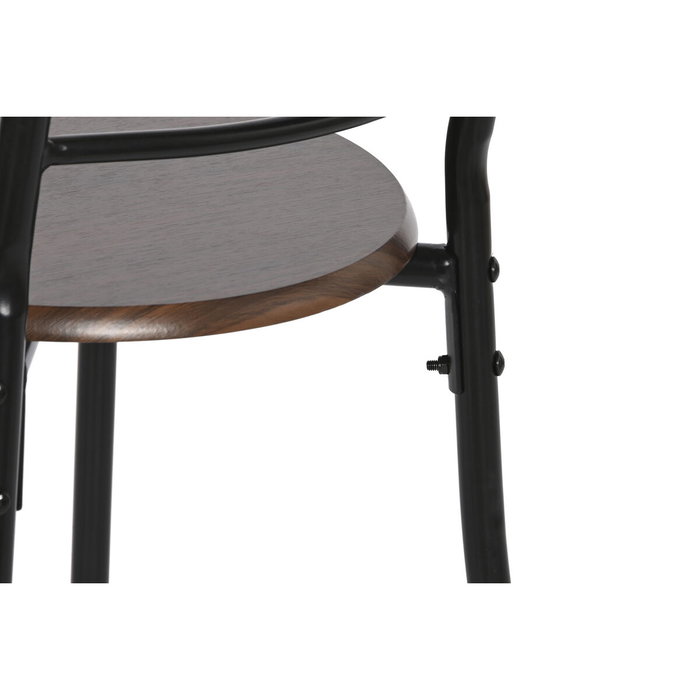 DKD Home Decor Set de Comedor de 5 Piezas en Negro
