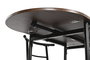 DKD Home Decor Mesa Negro Marron MDF Metal 55 x 78 x 121 cm Set de 5