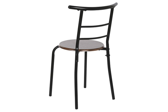 DKD Home Decor Mesa Negro Marron MDF Metal 55 x 78 x 121 cm Set de 5