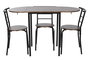 DKD Home Decor Mesa Negro Marron MDF Metal 55 x 78 x 121 cm Set de 5