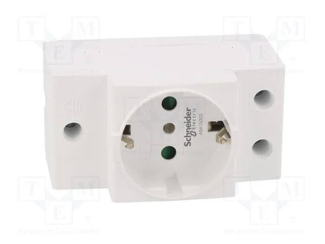 SCHNEIDER ELECTRIC Enchufe tipo F (Schuko) ACTI9 para raíl DIN