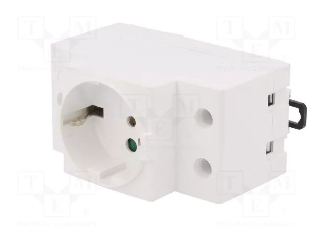 SCHNEIDER ELECTRIC Enchufe tipo F (Schuko) ACTI9 para raíl DIN
