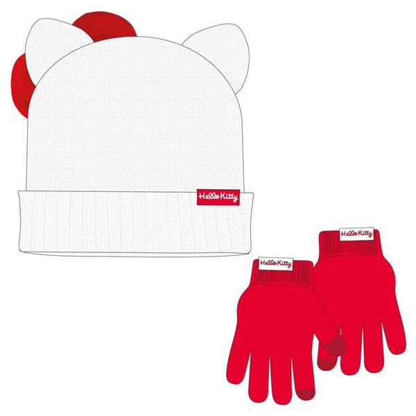 Cerdá Conjunto 2 Piezas Hello Kitty Infantil Niñas Blanco