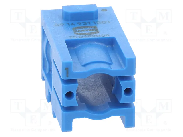 HARTING Han-Modular® Domino Módulo HDC Macho/Hembra 1 PIN HARTING Han-Modular® Domino Módulo HDC Macho/Hembra 1 PIN