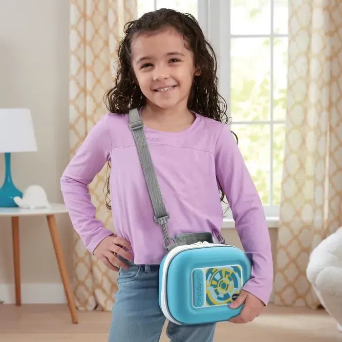 VTECH Bolso Azul Kidizoom para Cámaras Infantiles, Compatible con Todos los Modelos, 3 Años +
