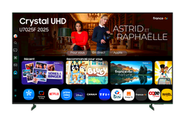 Samsung TU50U7025FKXXC Smart TV 4K UHD de 50" con Wifi y Diseño Metálico en Color Negro