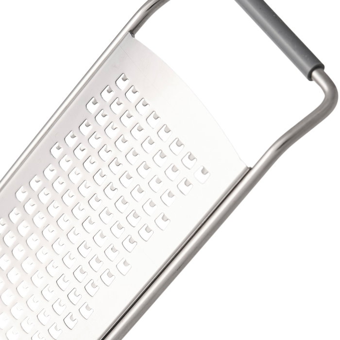 Day Juego de 2 Ralladores con Mango, Acero Inoxidable, Diferentes Tipos de Rallado, Apto Lavavajillas, 6,5x34 cm