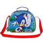 Sonic The Hedgehog Bolsa Portamerienda 3D Faster Azul Infantil