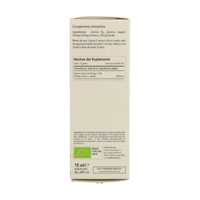 Forza Vitale PSC Ginkgo Biloba Bio 15ml