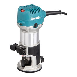 Makita RT0702CX2J Multifunktionsfräse, 34000 RPM, 710W, Velocidad Ajustable