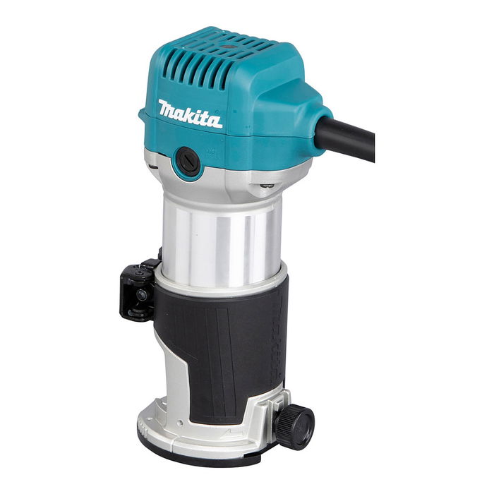 Makita RT0702CX2J Multifunktionsfräse, 34000 RPM, 710W, Velocidad Ajustable