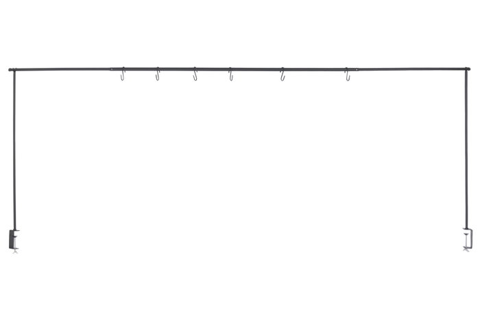 DKD Home Decor Barra Decorativa de Hierro Extensible 250cm Negro DKD Home Decor Barra Decorativa de Hierro Extensible 250cm Negro