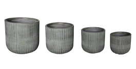 DKD Home Decor Macetero Turquesa 44 x 43 x 44 cm Set de 4