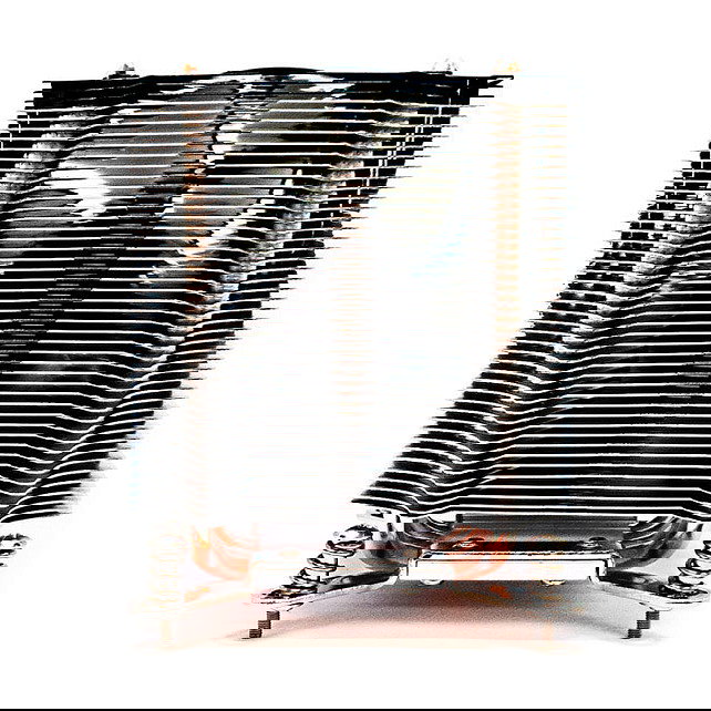 Inter-Tech Elektronik Handels Kuehler Q-6 3HE Cooler Activo Intel Socket LGA 1700 125W TDP Ventilador 92mm para Intel Core i3/i5/i7/i9, Negro