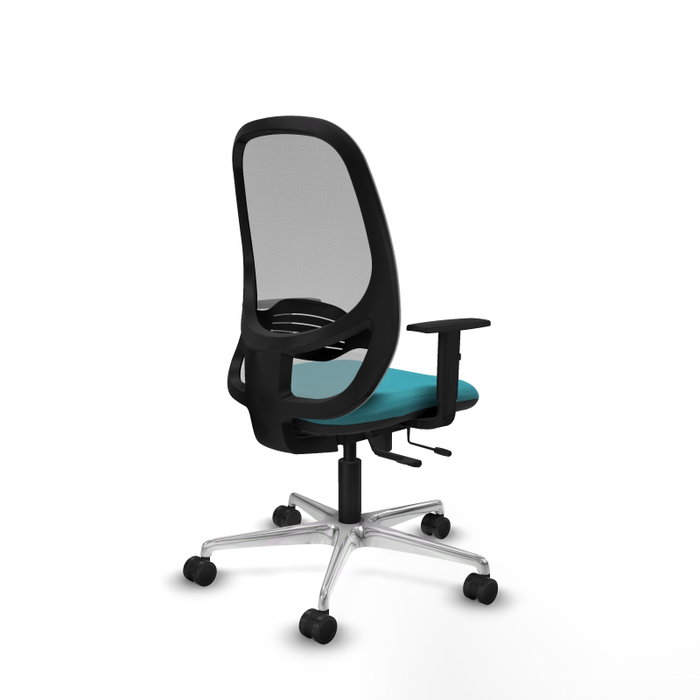 PIQUERAS Y CRESPO Silla de oficina Cilanco con mecanismo Sincro/Traslack Turquesa y Gris PIQUERAS Y CRESPO Silla de oficina Cilanco con mecanismo Sincro/Traslack Turquesa y Gris