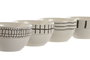 DKD Home Decor Cuencos de Gres Moderno con Relieve 720ml