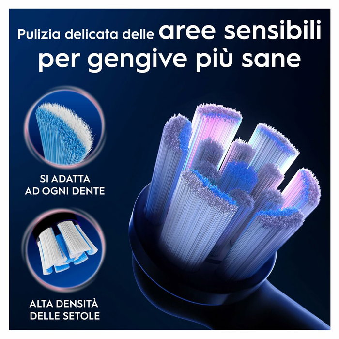Oral-B Recambios iO Gentle Care Pack de 8 - Negro