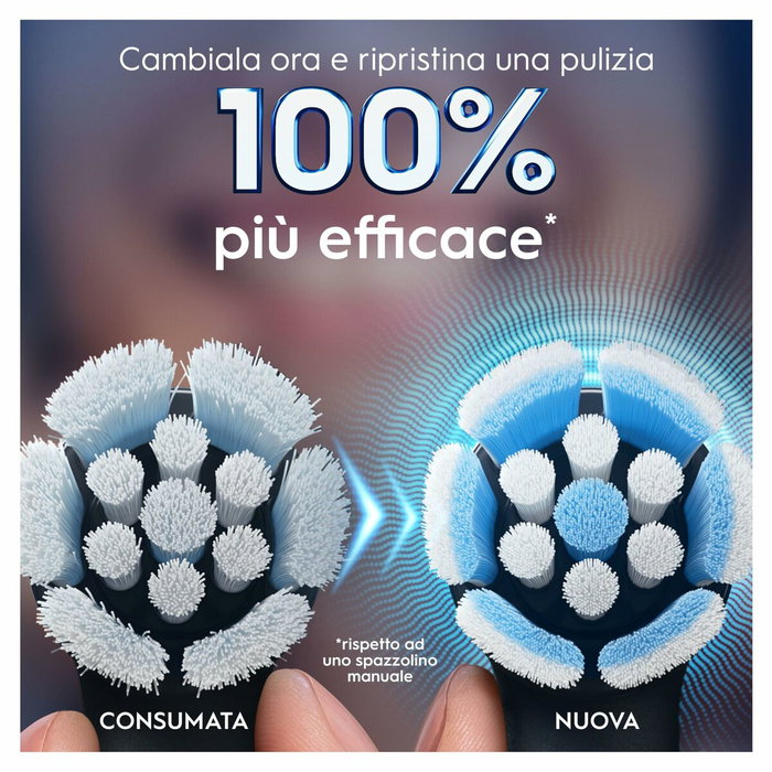 Oral-B Recambios iO Gentle Care Pack de 8 - Negro