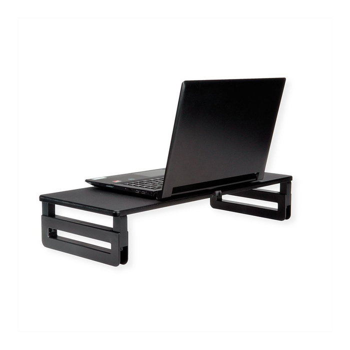 Soporte para ordenador portátil y monitor Negro